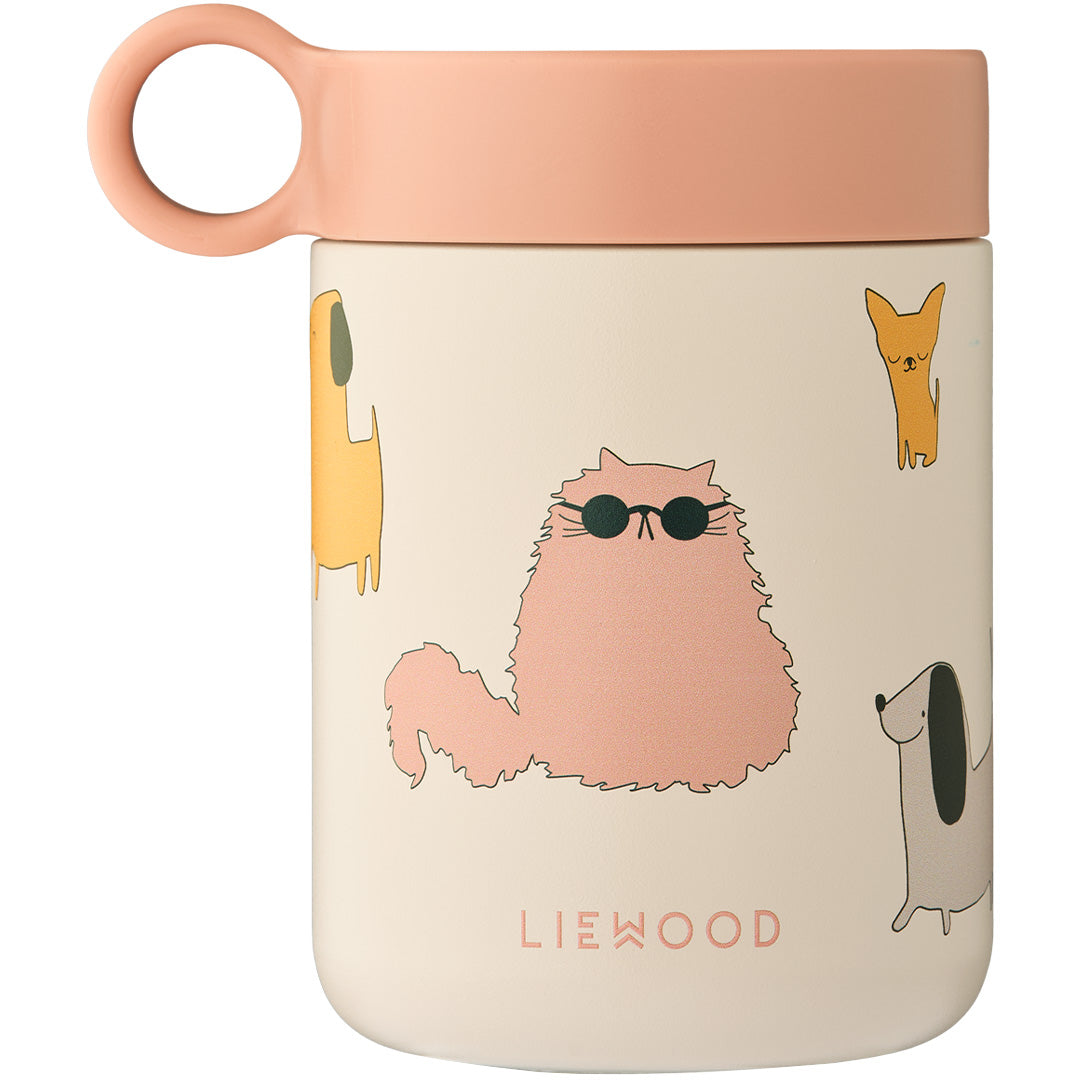 liewood-rvs-thermos-containter-kiani-cats-and-dogs-sandy_1