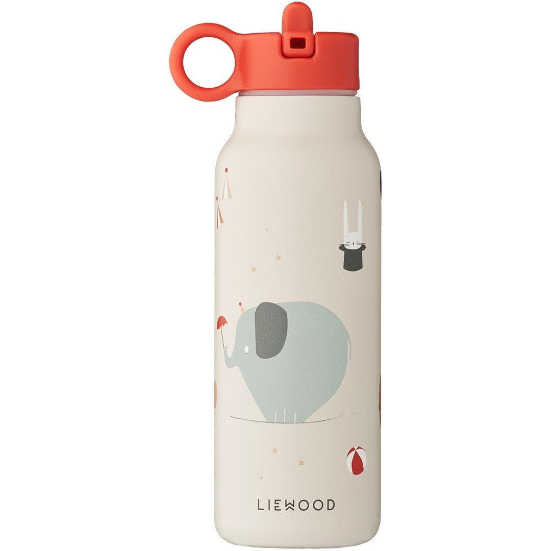 liewood rvs thermosfles falk - circus sandy - 350 ml | LW19617-2334 | 0
