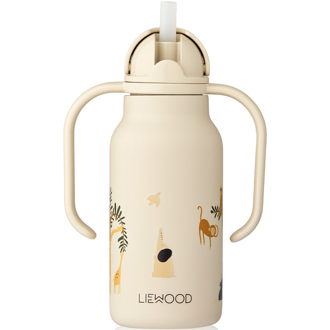 liewood rvs thermosfles kimmie - all together sandy - 250 ml  | LW19618-1499 | 0