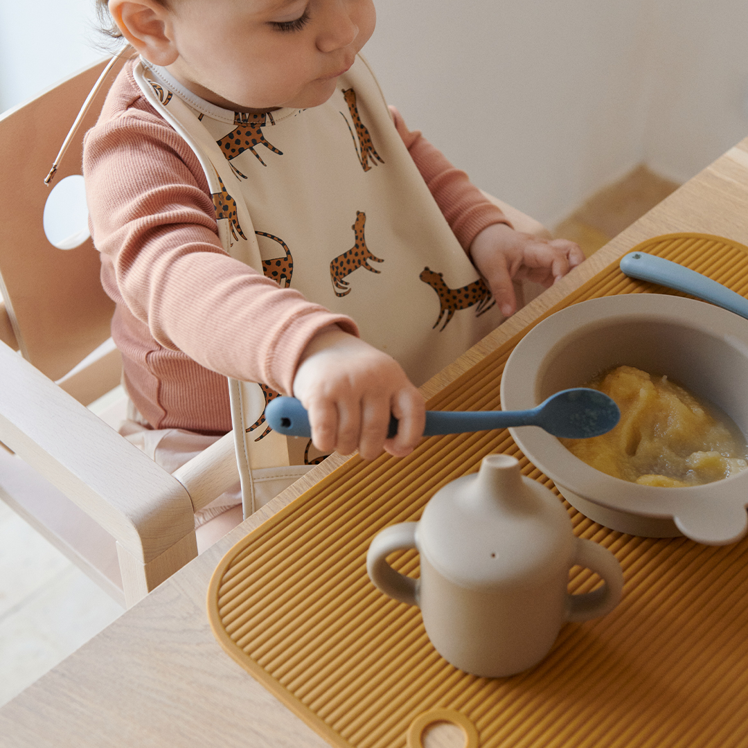 liewood siliconen kinderkommen met zuignap - tuscany rose - apple blossom - 2st | LW15103-1037 | 2