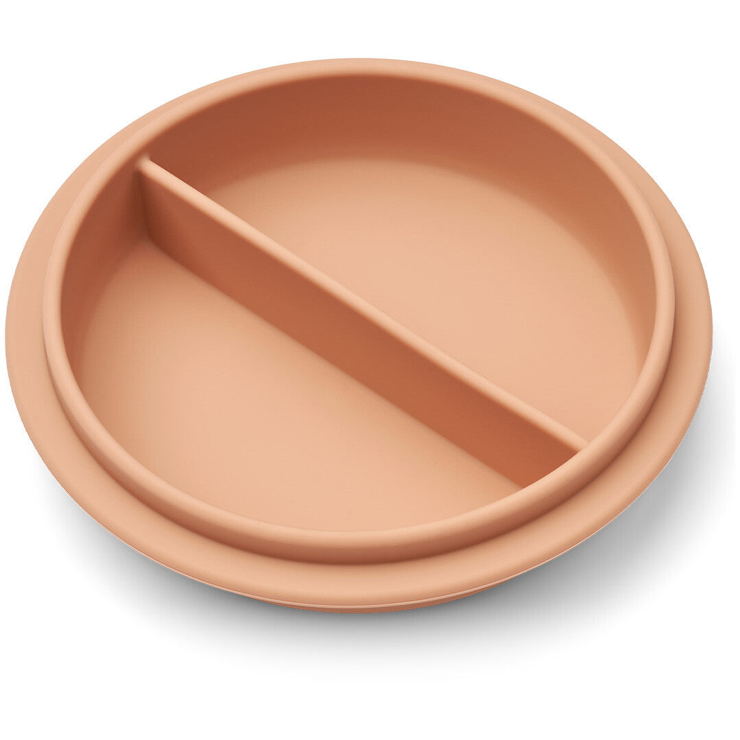 liewood siliconen kom met deksel serge - tuscany rose | LW18576-2074 | 2