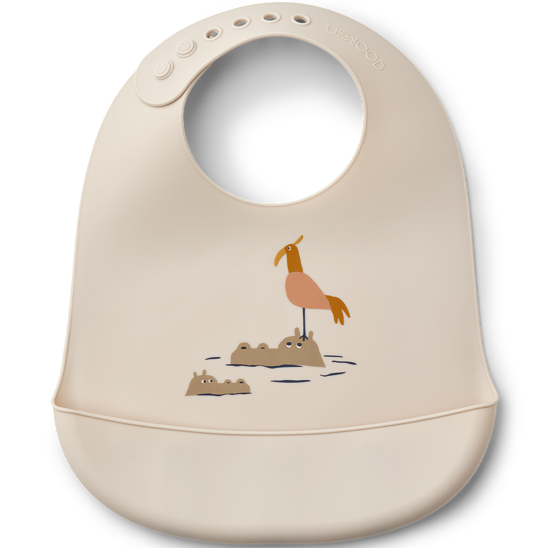 liewood siliconen slabbetjes tilda - all together sandy - 2st | LW15128-1499 | 2