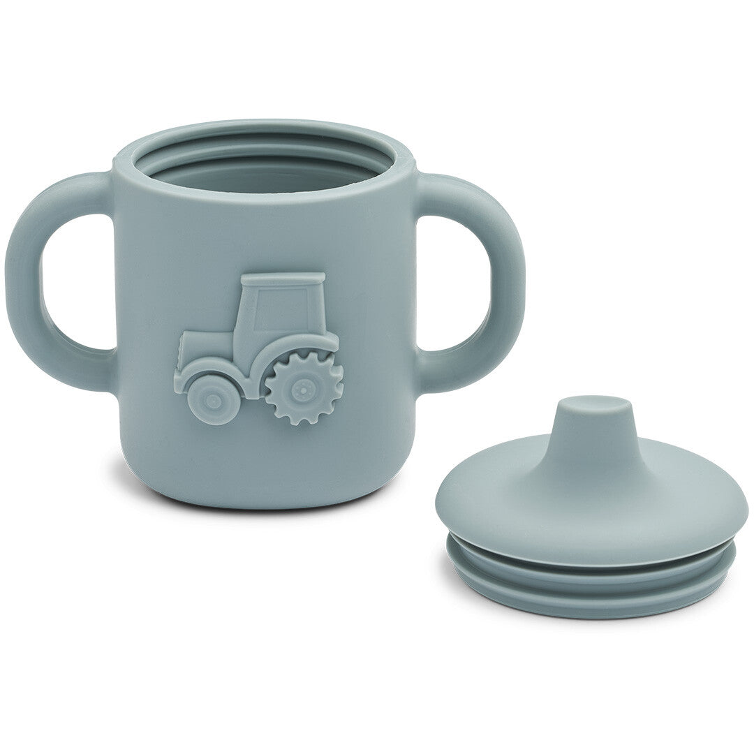 liewood siliconen tuitbeker amelio - blue fog | LW17275-6941 | 1