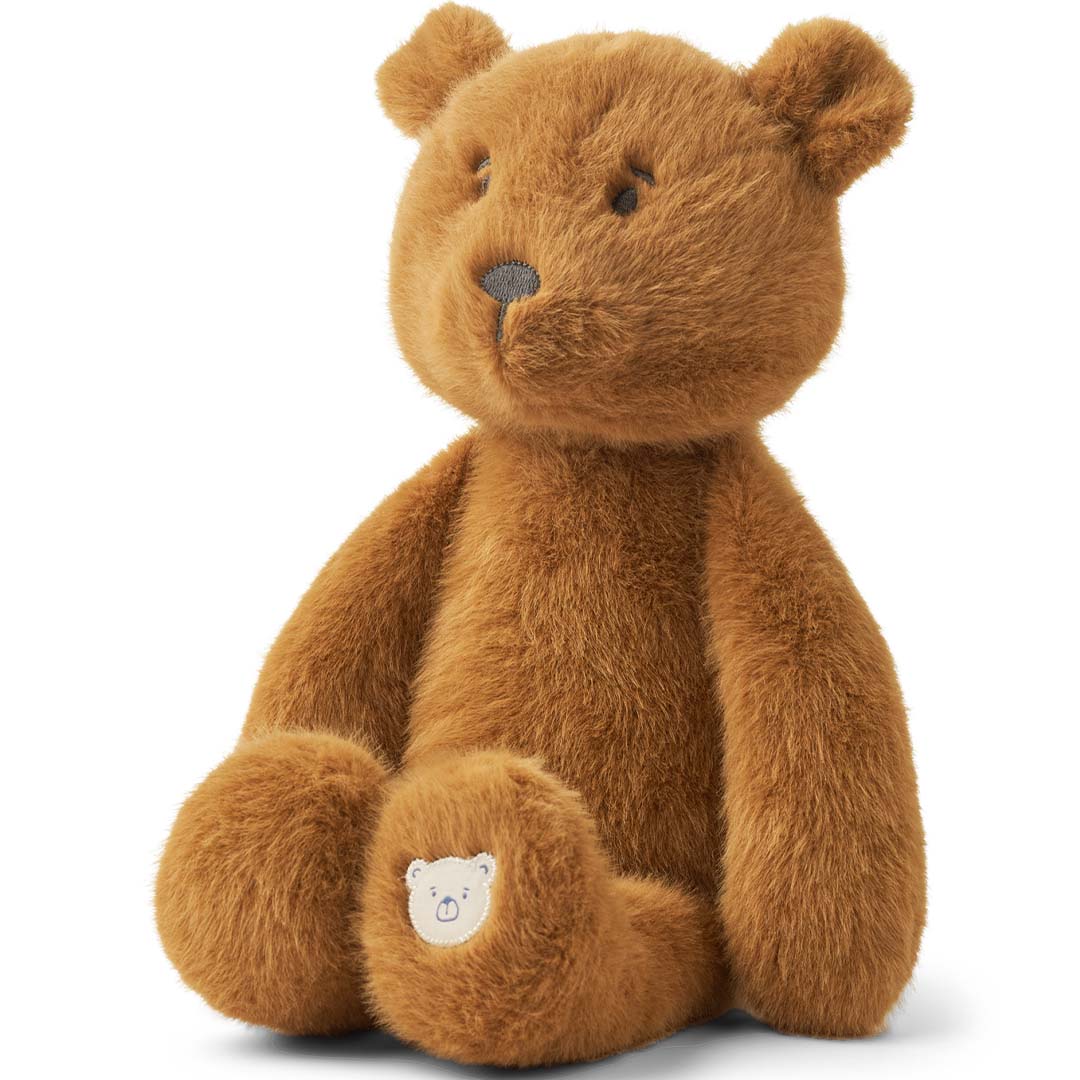 liewood teddybeer berto - golden caramel - 23 cm | LW19353-3050 | 0