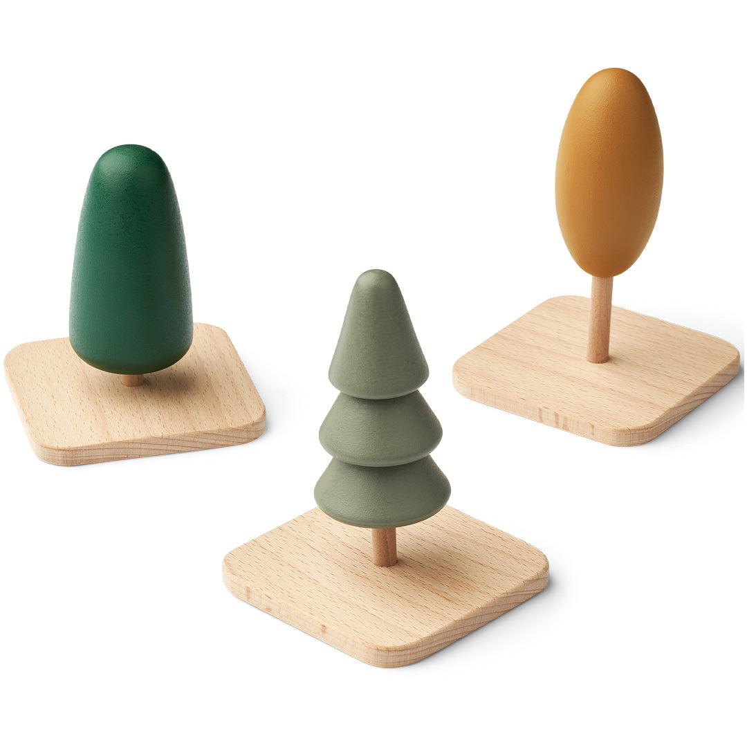 liewood village bomen - faune green mix - 3st | LW17891-1777 | 1