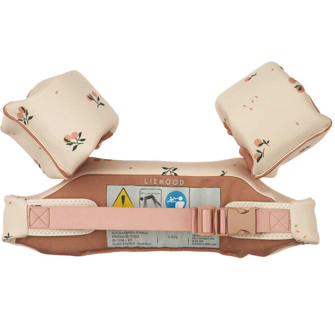 liewood zwemgordel met bandjes darko - peach sea shell - 19-30 kg  | LW19374-1232-3-6 | 3