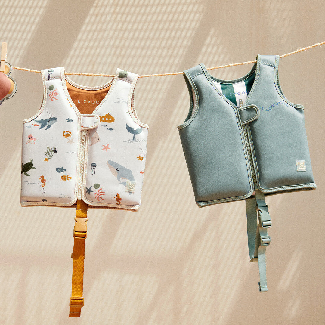 liewood zwemvest dove - sea creature sandy - 11-15 kg    | LW19588-1032-12 | 2