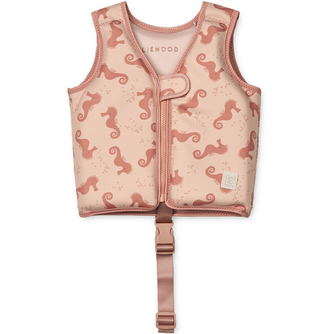 liewood zwemvest dove - seahorse apple blossom - 11-15 kg | LW19588-2340 | 0