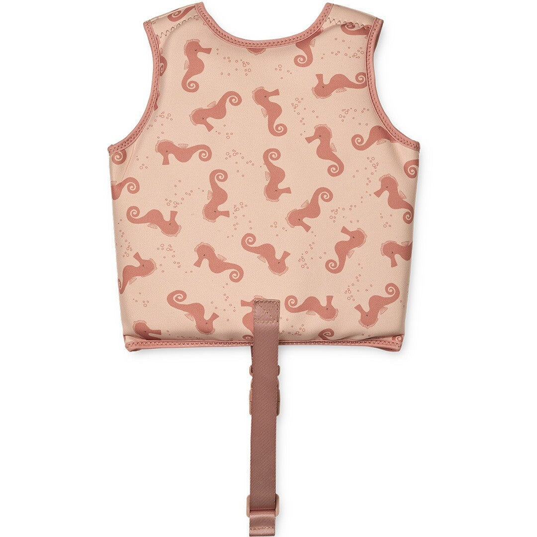 liewood zwemvest dove - seahorse apple blossom - 15-19 kg  | LW19588-2340-3-4 | 3