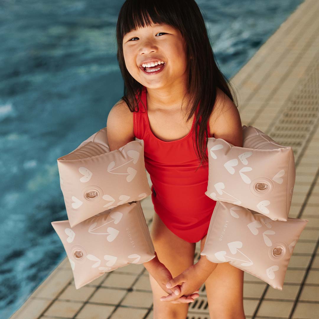 liewood arm zwembandjes shirley - sweethearts - pale tuscany - 2-6 jaar | LW15543 | 2