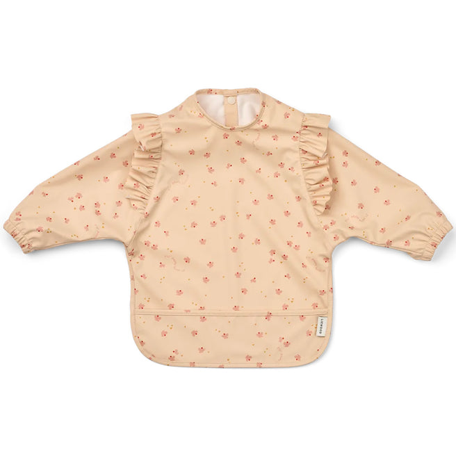 liewood mouwslab met voorvakje merle ruffles - butterfly - apple blossom | LW20321-2614 | 0