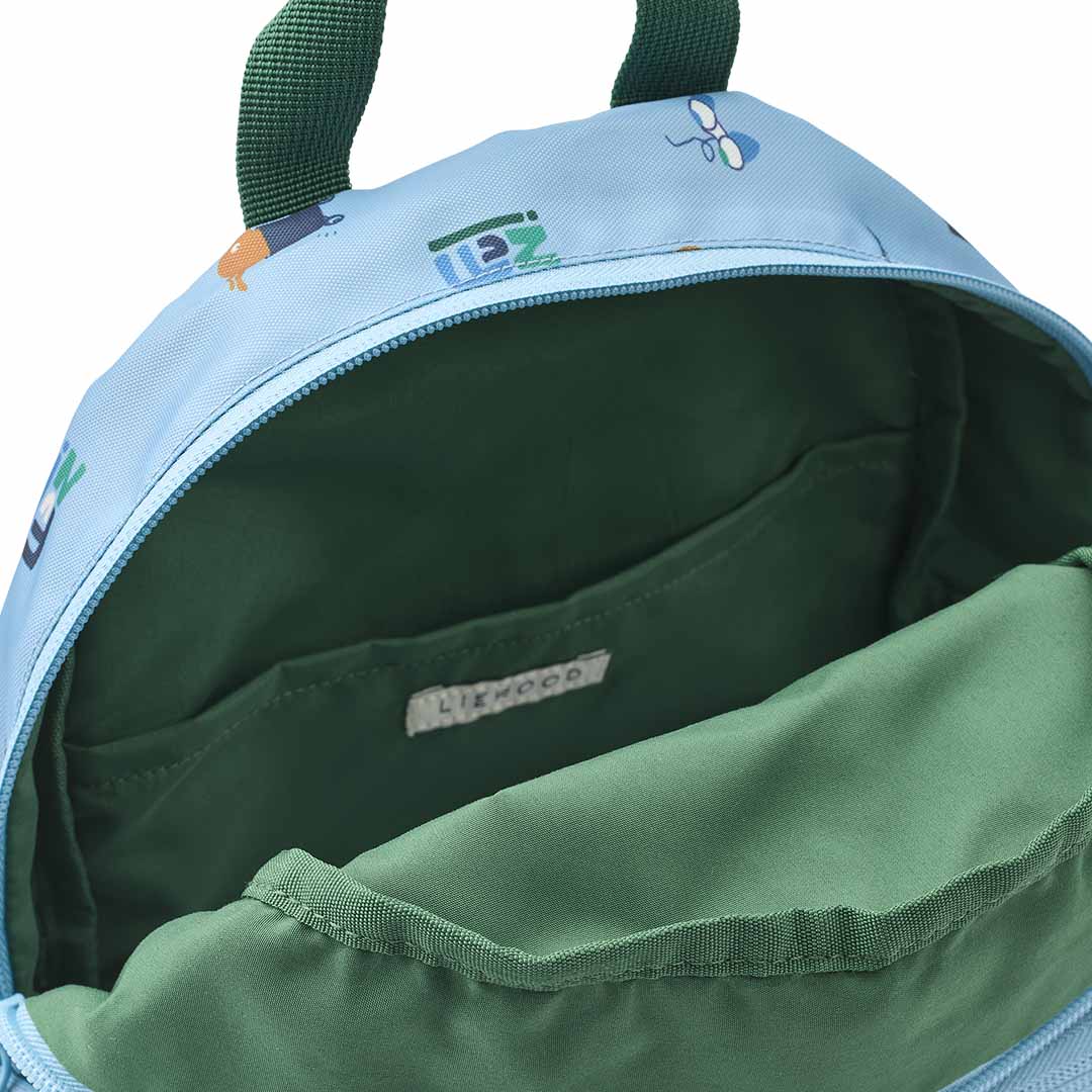 liewood peuterrugzak andreas - fun - beach blue - 27 cm | LW19643 |3