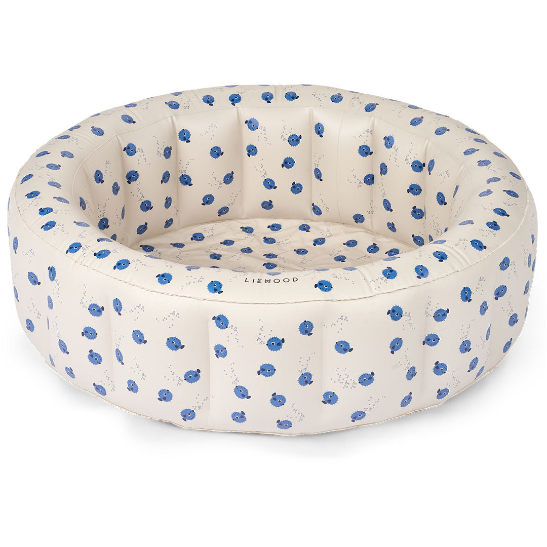liewood peuterzwembad kornelia - pufferfish - sandy - Ø 85 cm | LW18541 | 1