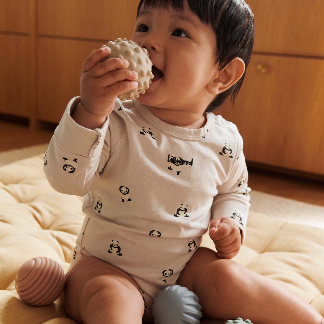 liewood sensorische ballen dorian - beach blue multi mix - 5st | LW20545 | 2