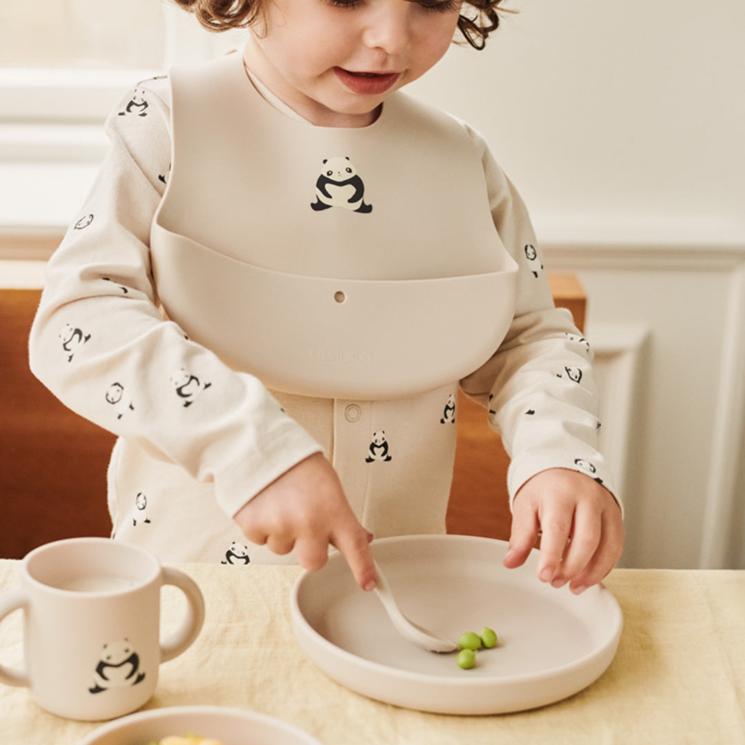 liewood siliconen kinderservies vivi - panda - sandy | LW15135-2714 | 2