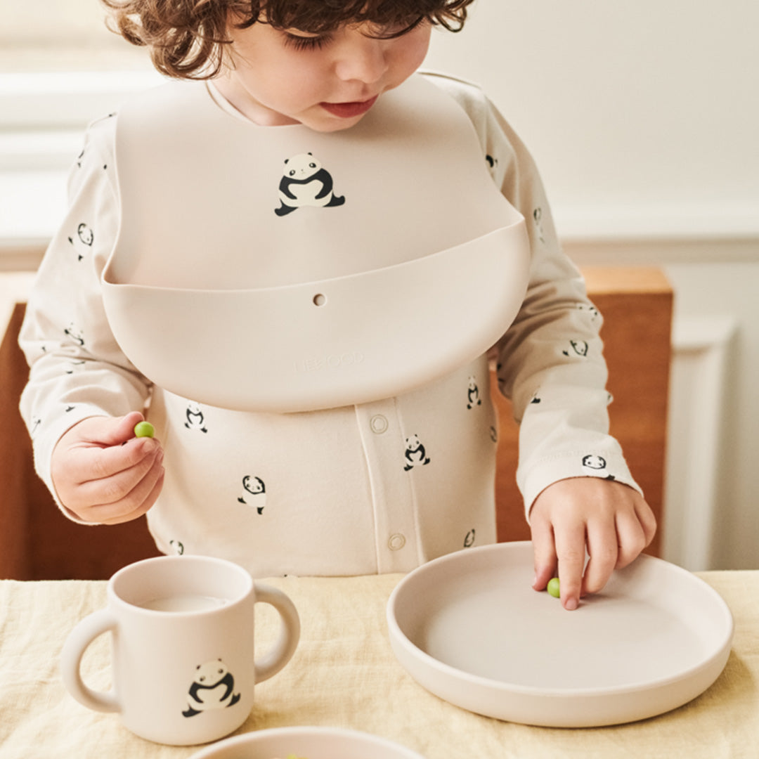 liewood siliconen kinderservies vivi - panda - sandy | LW15135-2714 | 3