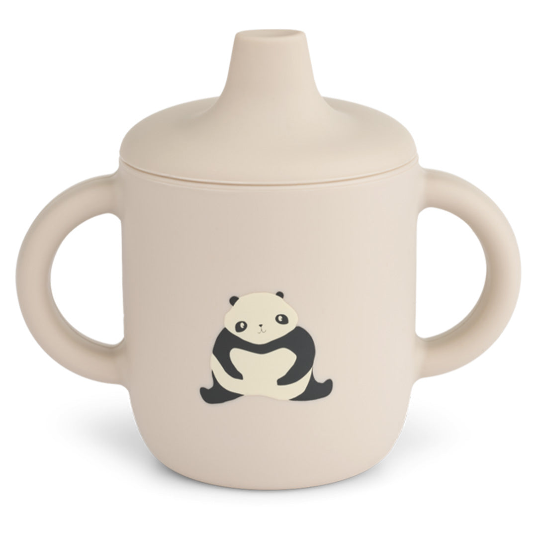 liewood siliconen tuitbeker neil - panda - sandy | LW13060-2714 | 0