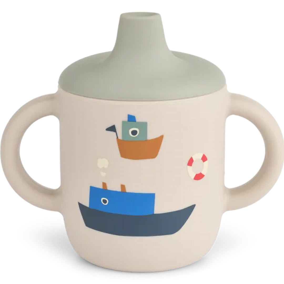 liewood siliconen tuitbeker neil - sailing - sandy | LW13060-2618 | 0