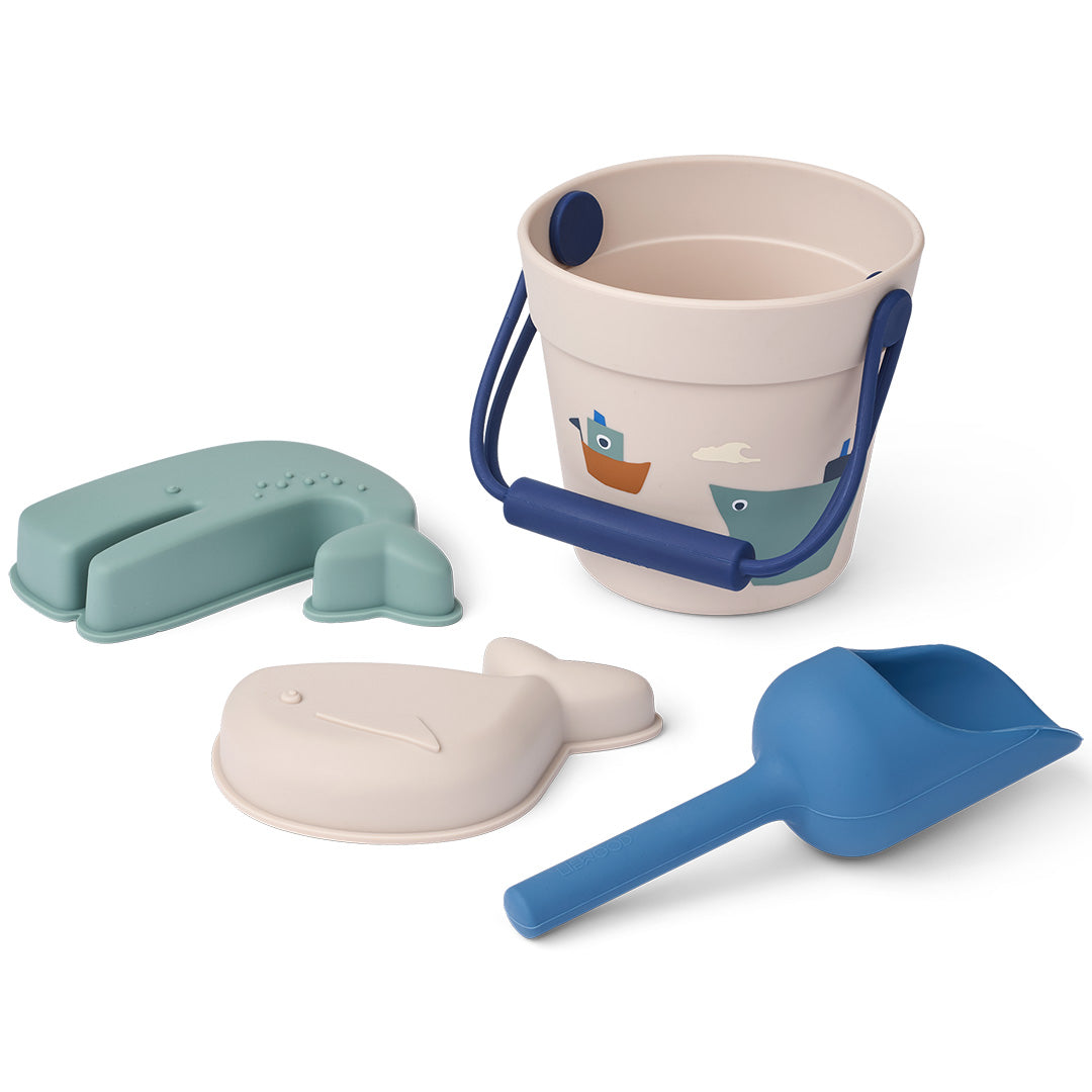 liewood strandset kit mini - sailing - 4-delig | LW20754 | 1