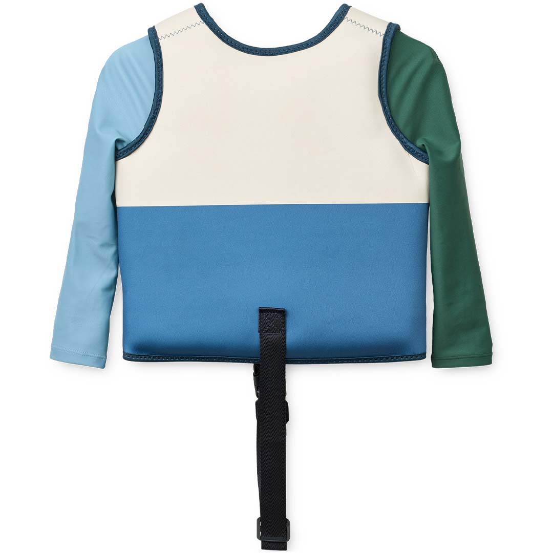 liewood zwemvest dove met mouwen - riverside multi mix - 11-15 kg | LW20502 |2