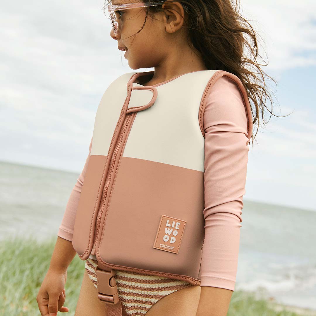 liewood zwemvest dove met mouwen - tuscany rose multi mix - 11-15 kg | LW20502-2142-11-15 | 3