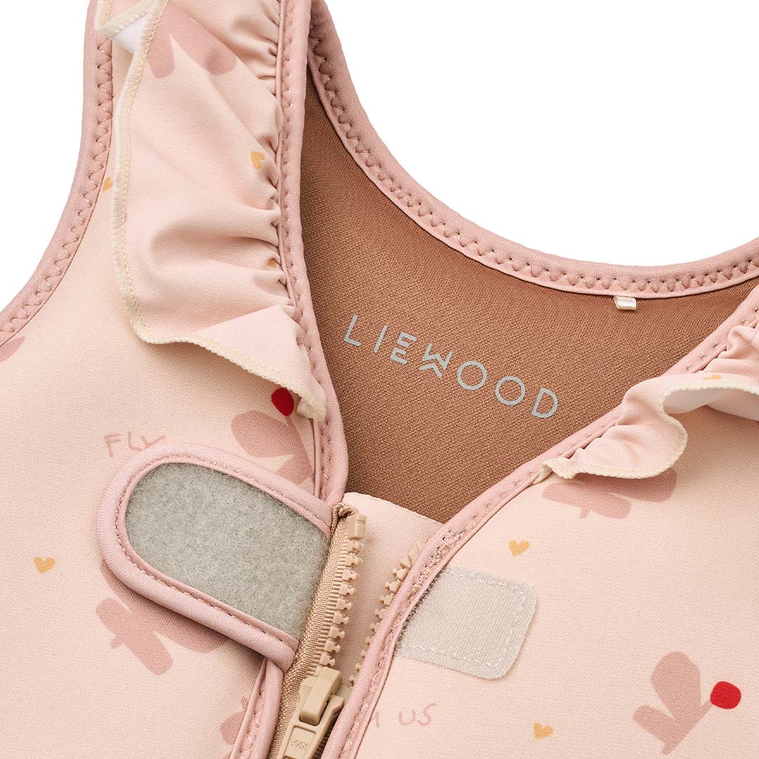 liewood zwemvest dove met ruches - butterfly - apple blossom - 19-30 | LW20501 |3