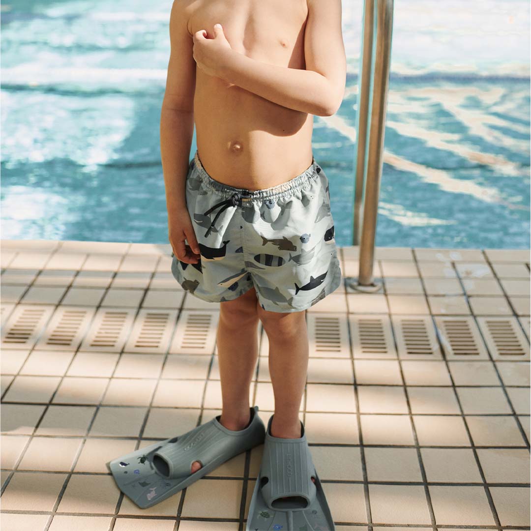 liewood zwemvliezen gustav peppermint - sea - 33-35 | LW20627 | 4