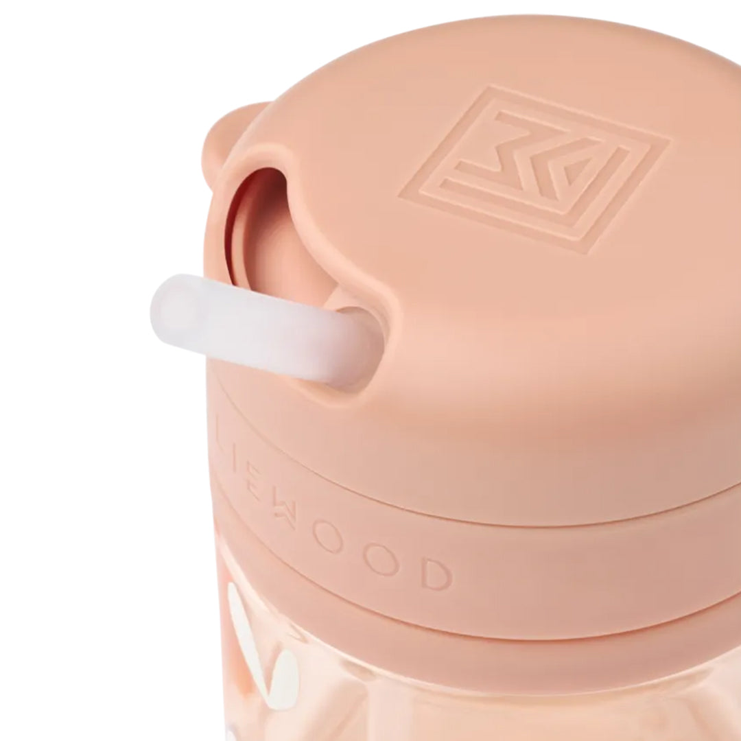 liewood drinkbeker met rietje pavia - sweethearts - pale tuscany - 280 ml | LW20634-2620 | 2