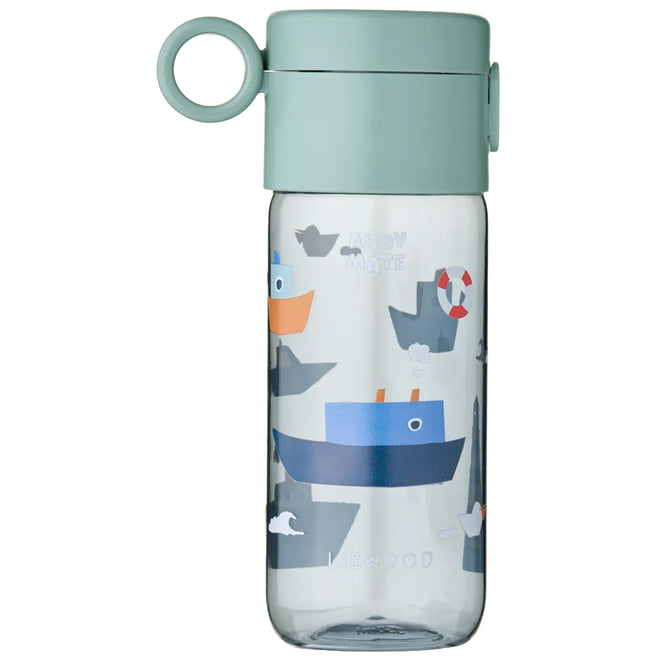 liewood drinkfles clemence - sailing - classic navy - 350 ml | LW20622-2617 | 1