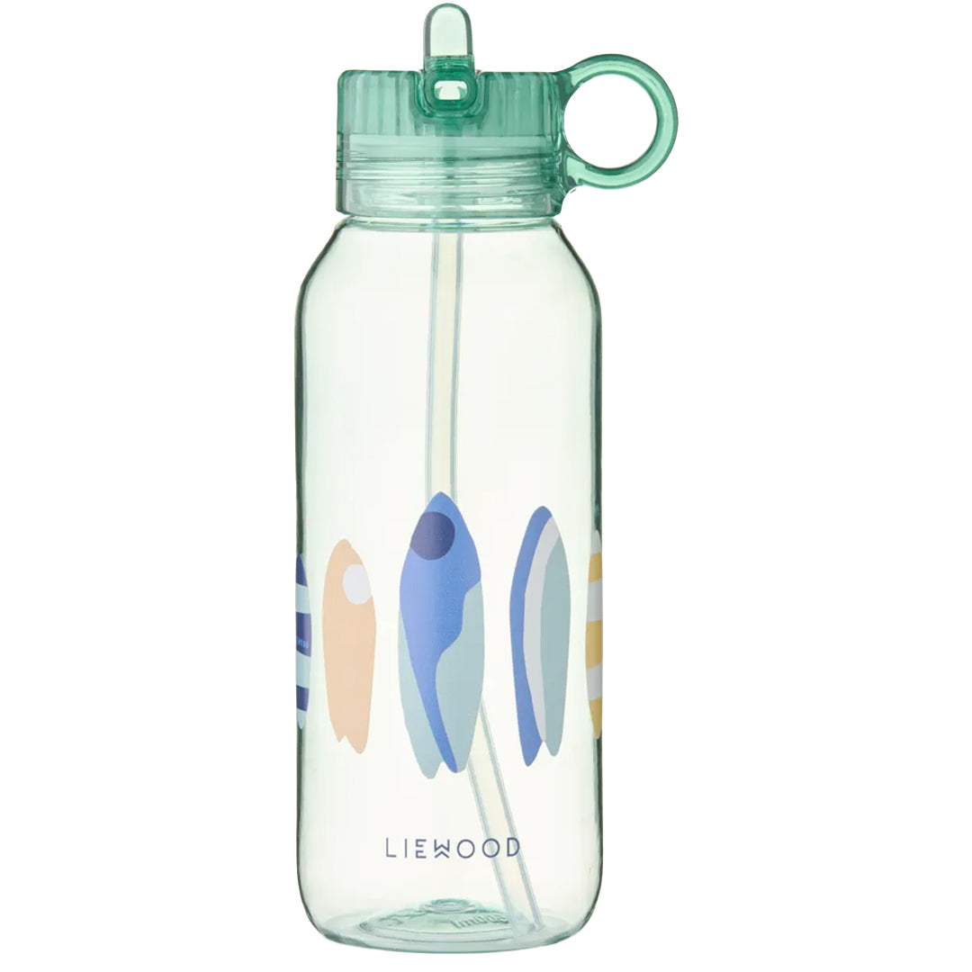 liewood drinkfles yang - boards - light peppermint - 500 ml | LW20631-2605 | 1