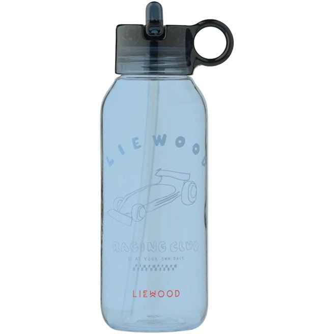 liewood drinkfles yang - race cars - classic navy - 500 ml | LW20631-2820 | 