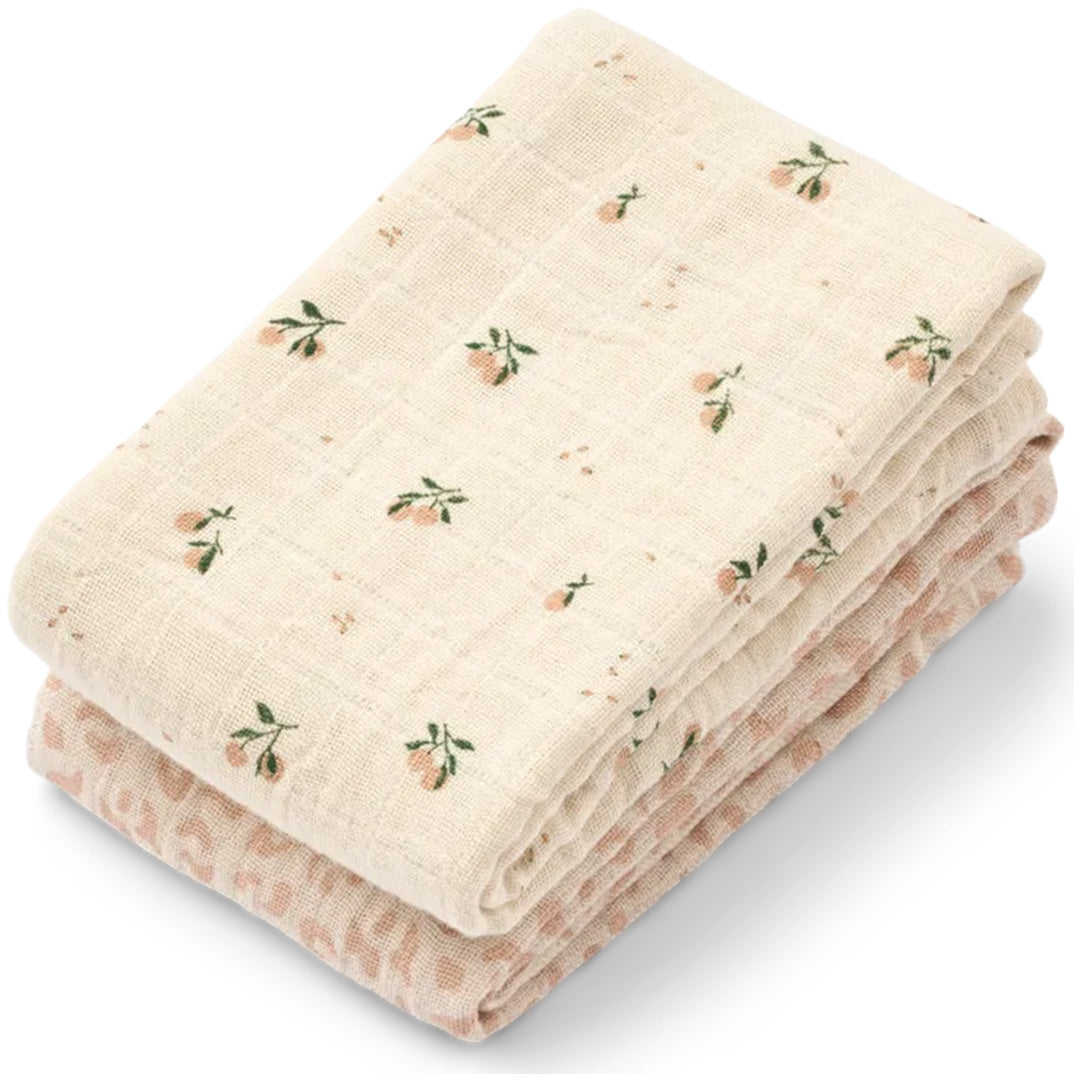 liewood hydrofieldoeken lewis - mini leo - mini peach mix - 2st | LW14907-2928 | 