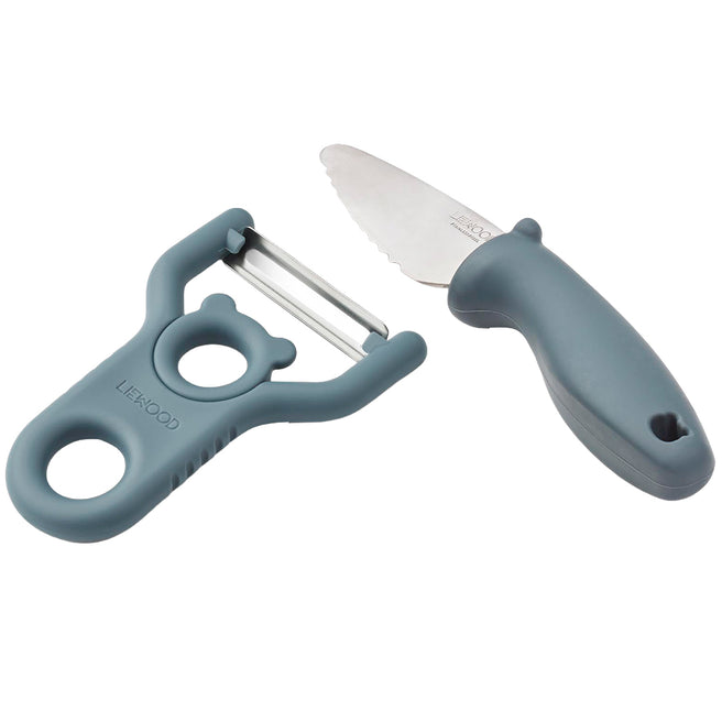 liewood kinder- mes en dunschiller pertense - whale blue | LW20401-7130