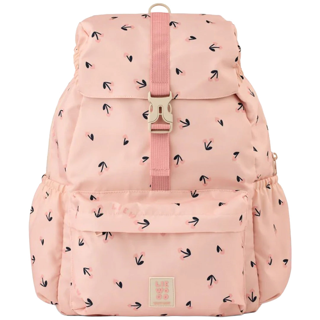 liewood kinderrugtas johnny - cherry heart - rosey - 36 cm | LW20089-2785 |