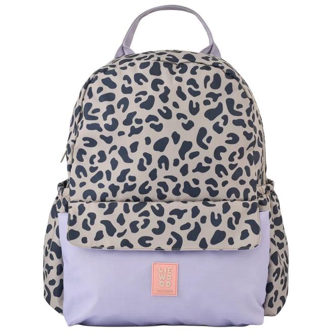 liewood kinderrugtas lennon - mega leo mist mix - 38 cm | LW20869-2821 | 