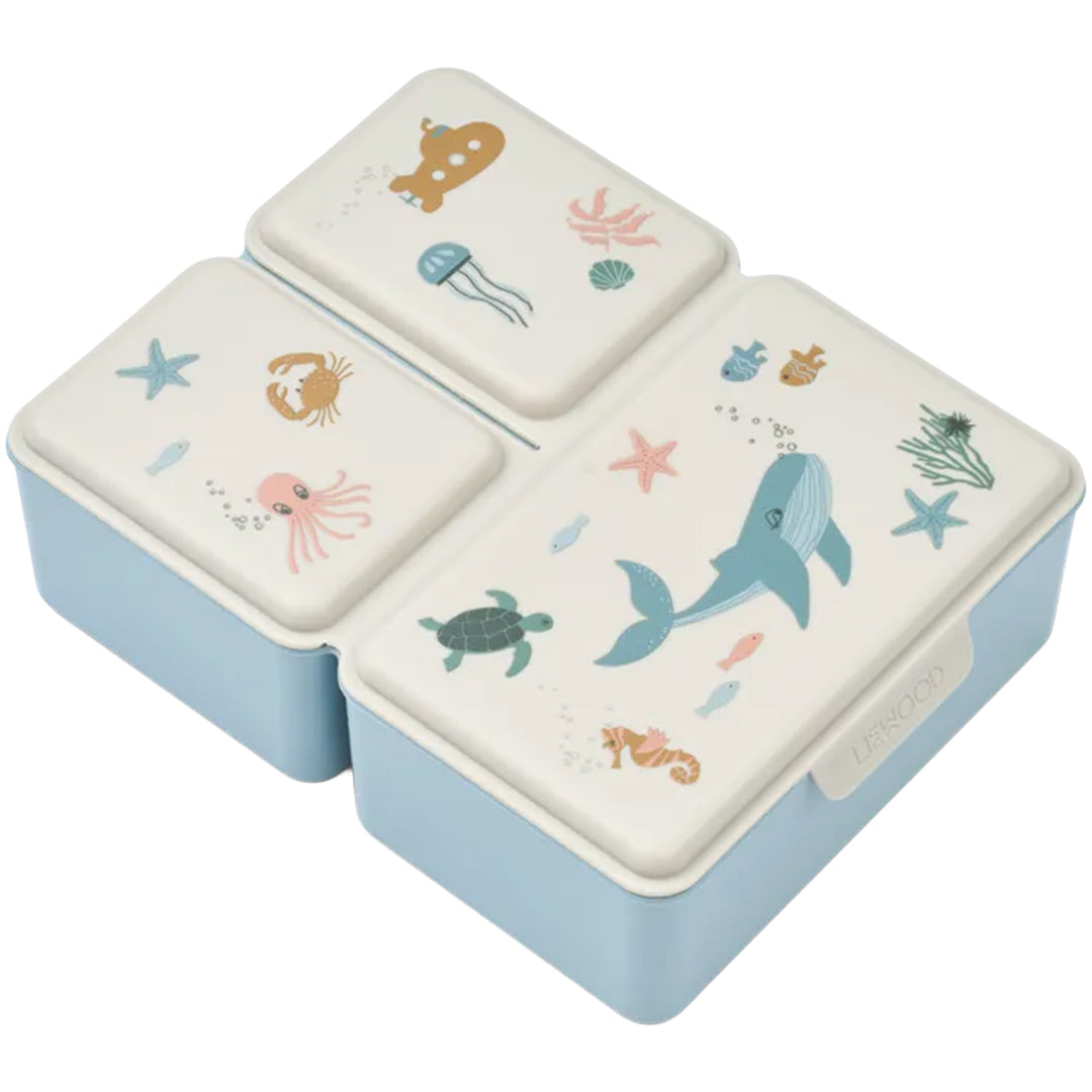 liewood lunchbox driss - sea creature - sandy | LW19266-1032 | 1