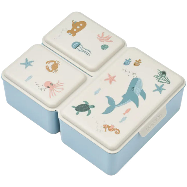 liewood lunchbox driss - sea creature - sandy | LW19266-1032 | 1