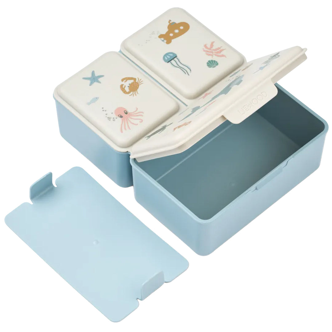 liewood lunchbox driss - sea creature - sandy | LW19266-1032 | 2