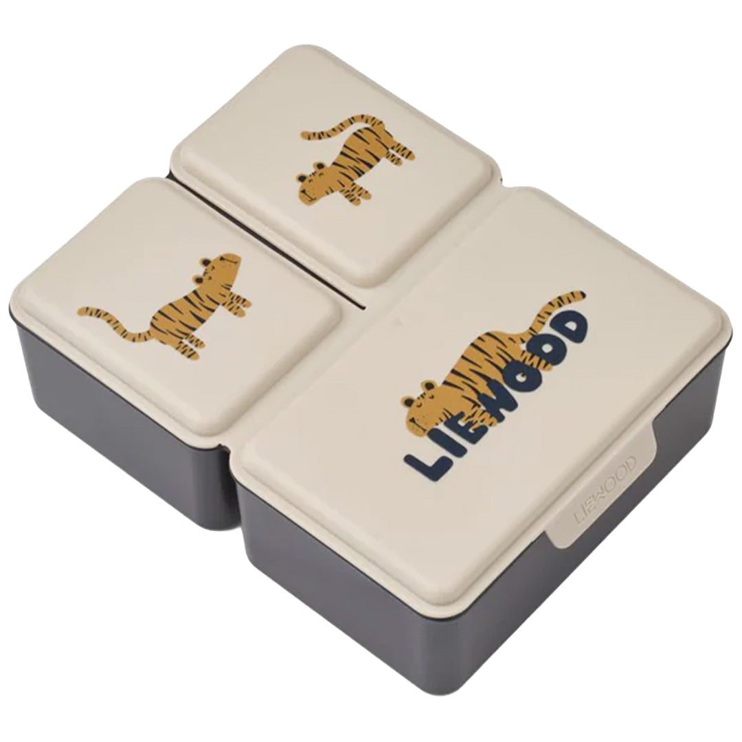 liewood lunchbox driss - tiger - sandy | LW19266\2781 | 