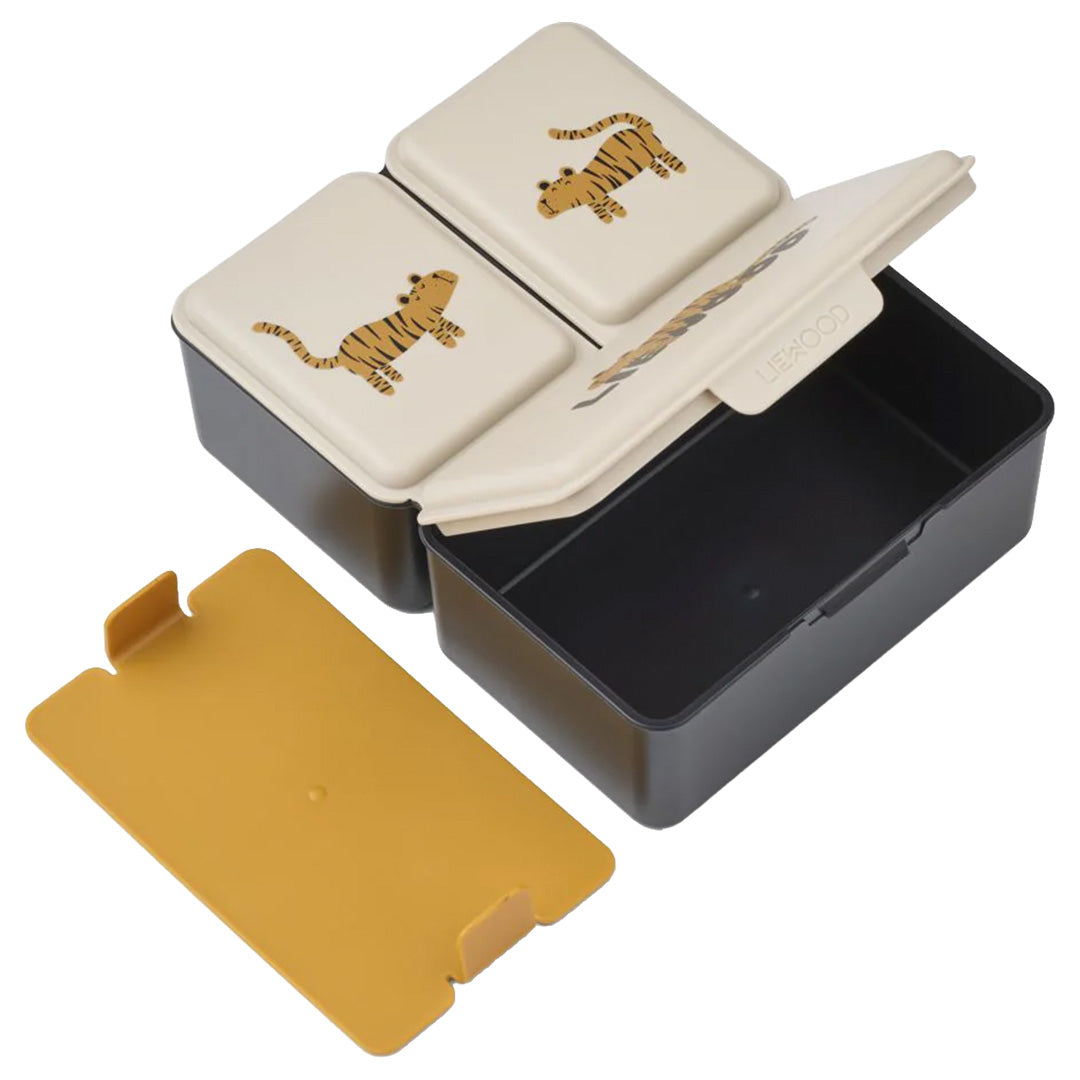 liewood lunchbox driss - tiger - sandy | LW19266\2781 | 2