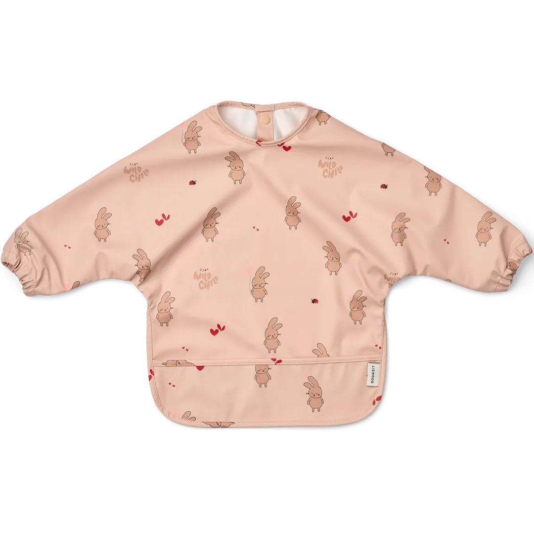liewood mouwslab met voorvakje merle - wild child - rosey | LW18136-2875 | 