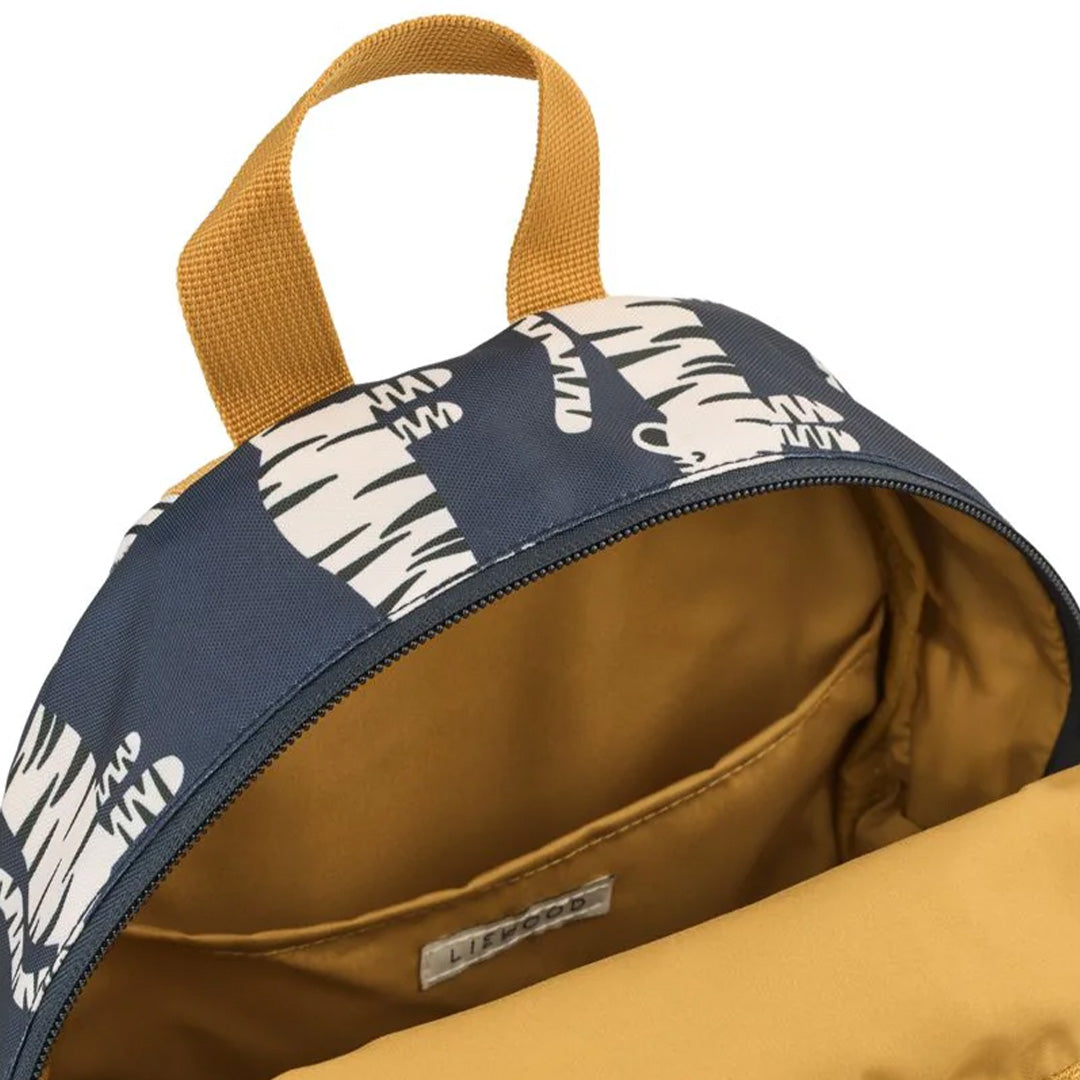 liewood peuterrugzak andreas - tiger - classic navy - 27 cm | LW19643-2784 | 4
