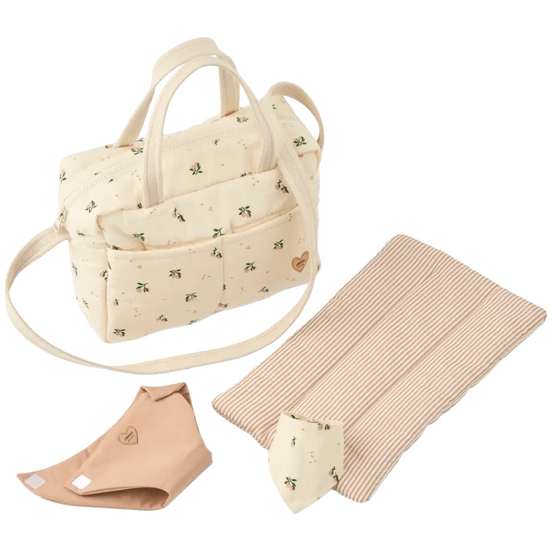 liewood poppenverzorgingsset neoma - peach - pale tuscany | LW21087-2957 | 