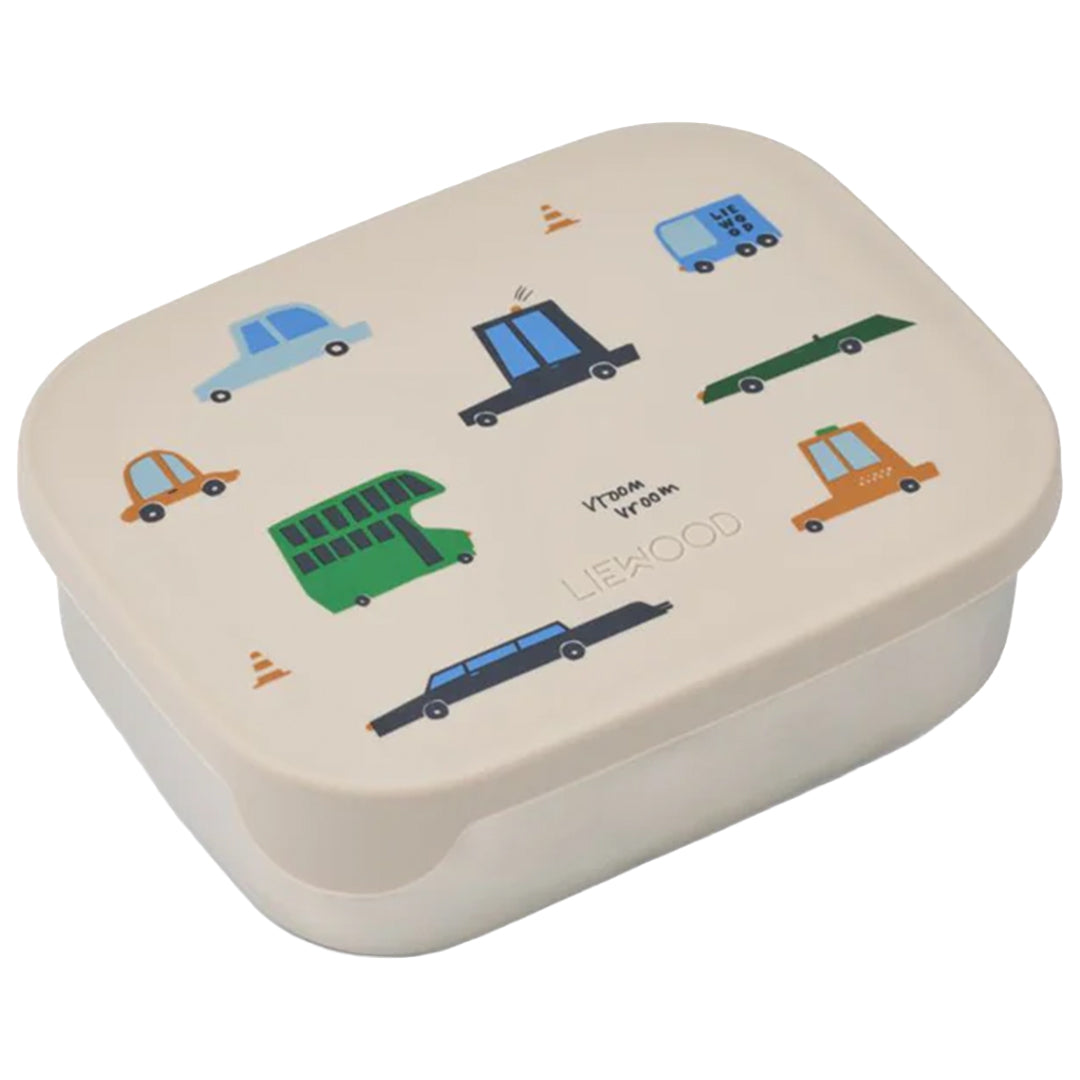 liewood rvs broodtrommel arthur - cars - sandy | LW14982\2780 | 