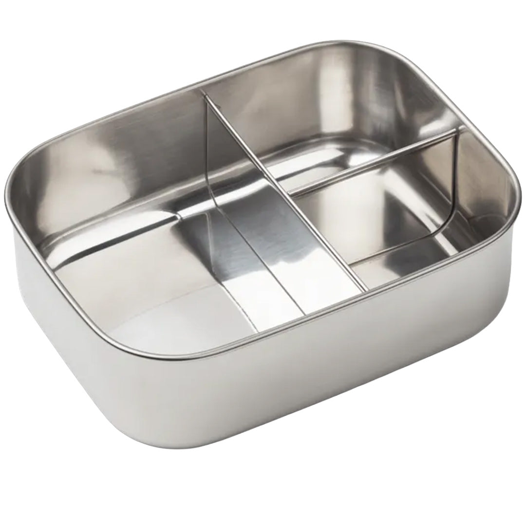 liewood rvs broodtrommel arthur - panda - sandy - dark grey | LW14982-2638 | 3