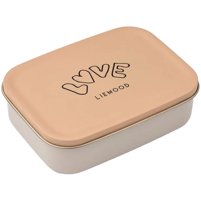 liewood rvs broodtrommel nina - love - pale tuscany | LW20942-2826 | 