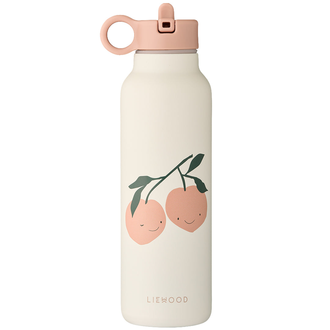 liewood rvs thermosfles falk - peach me - sea shell - 500 ml