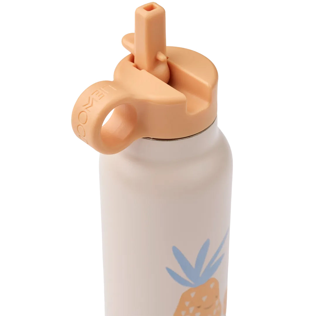 liewood rvs thermosfles falk - pineapple - sandy - 350 ml | LW19617-2791 | 4