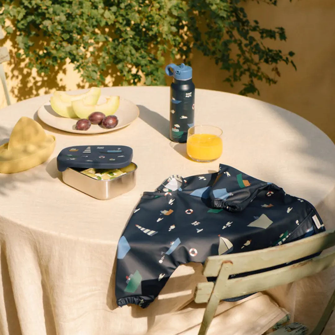 liewood rvs thermosfles falk - sailing - classic navy - 350 ml | LW19617-2617 | 3