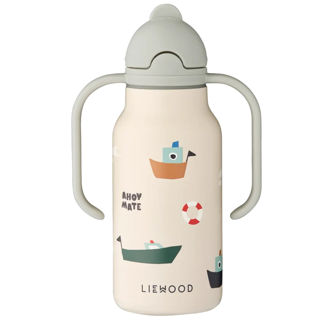 liewood rvs thermosfles kimmie - sailing - sandy - 250 ml